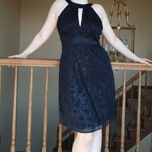 R & M Richard's Black Cocktail Dress